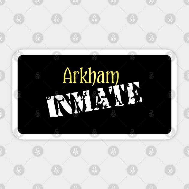 Arkham Inmate #2 Sticker by Psychosis Media